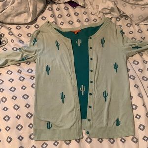 ModCloth Cactus Cardigan